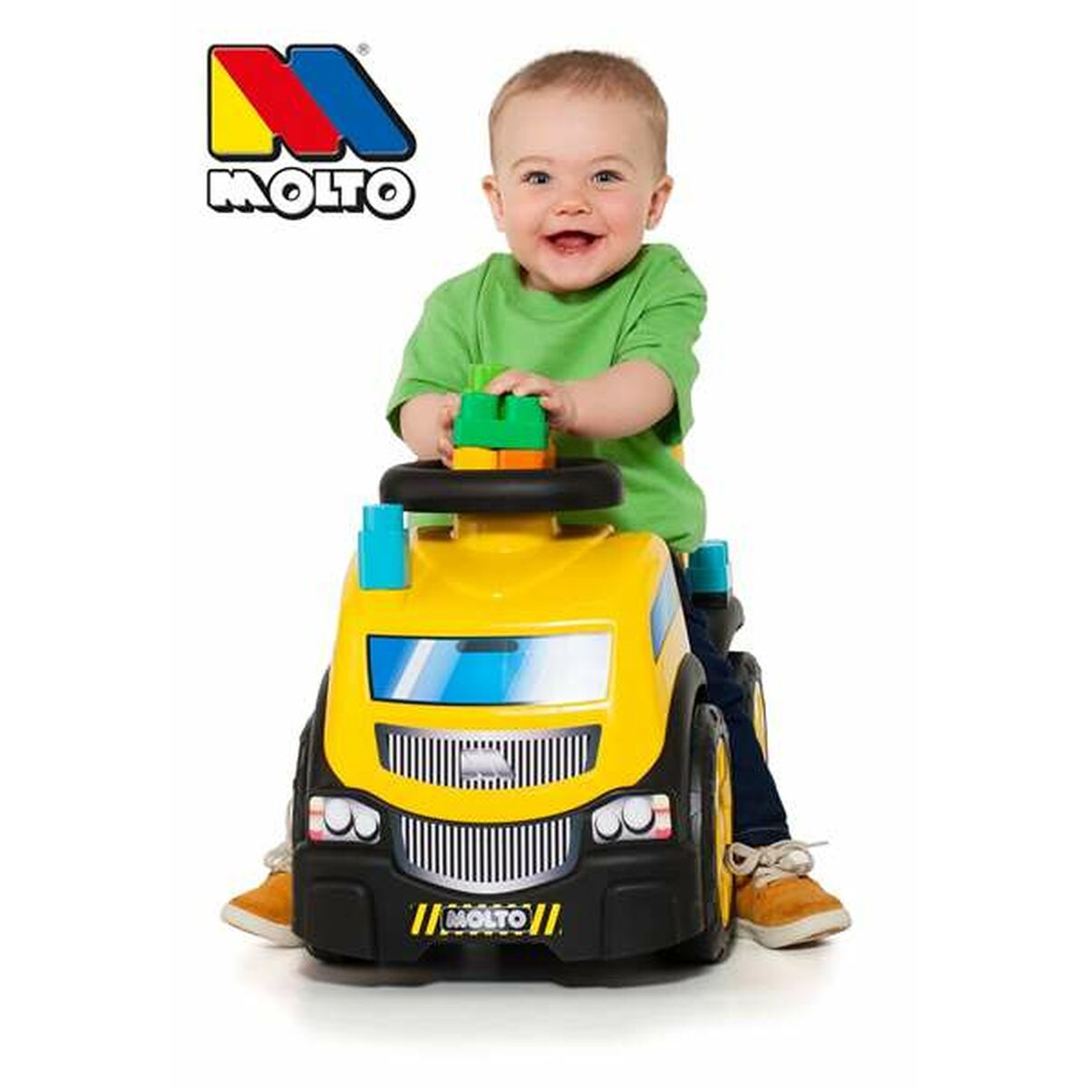 Машинка-каталка Moltó Trucks and blocks 89 cm-4