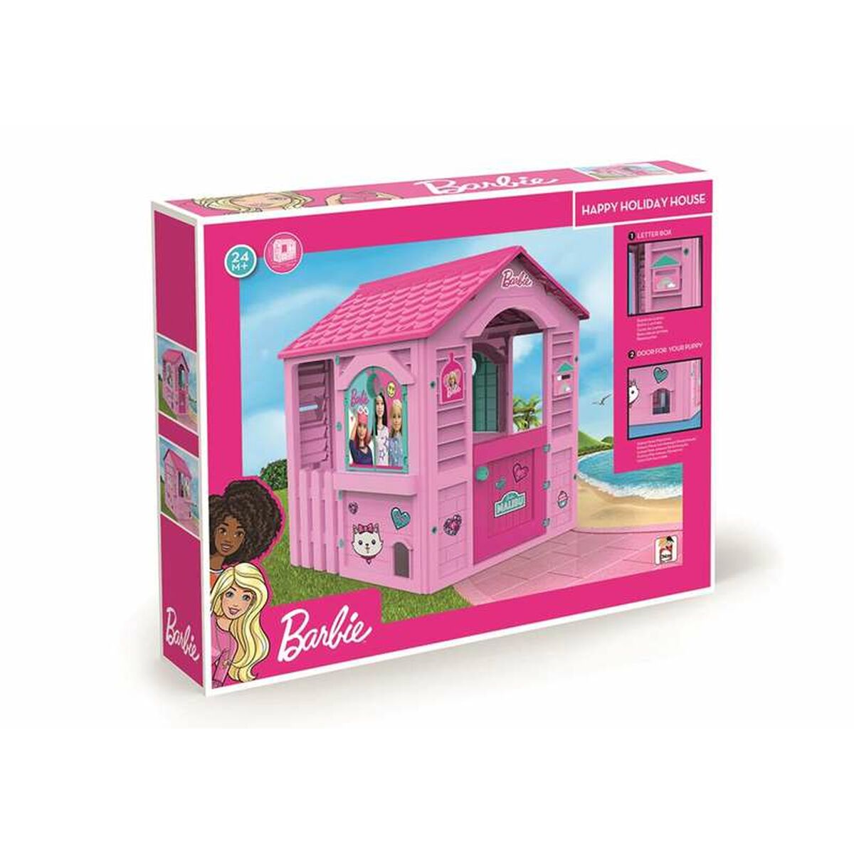 Игровой детский домик Barbie 84 x 103 x 104 cm Розовый-4