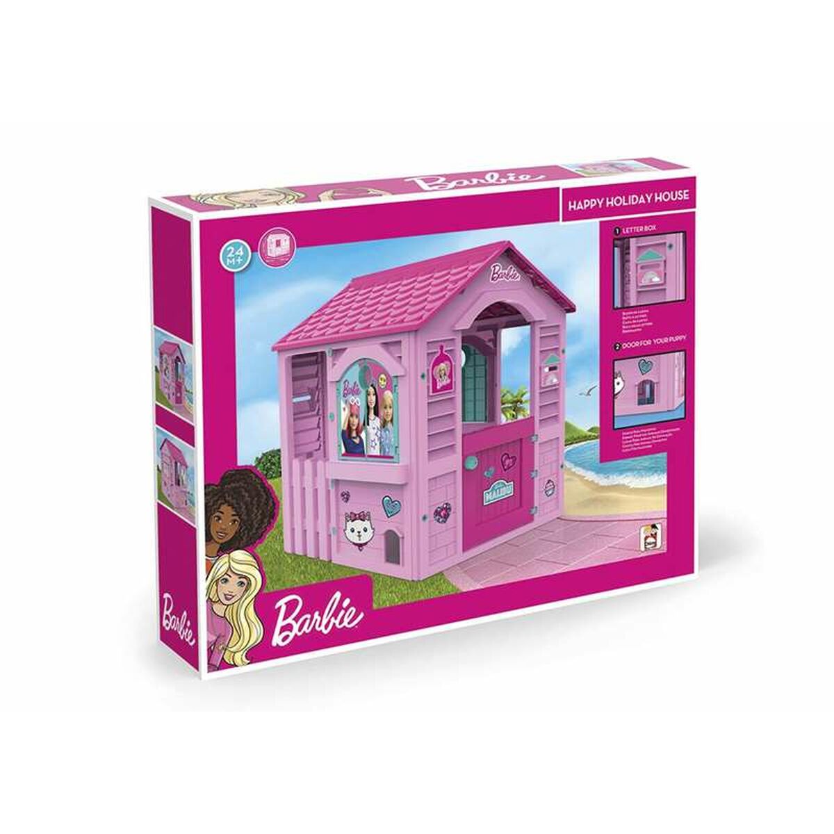 Игровой детский домик Barbie 84 x 103 x 104 cm Розовый-5
