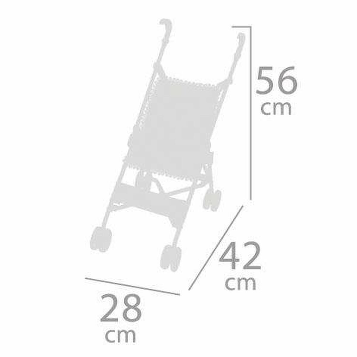 Decuevas Verona doll stroller 28 x 42 x 56 cm-3
