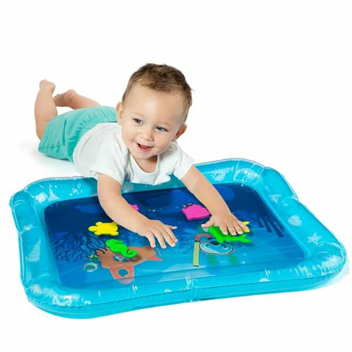 Надувной игровой коврик с водой для малышей Moltó Playsense 80 x 28 x 82 cm-4