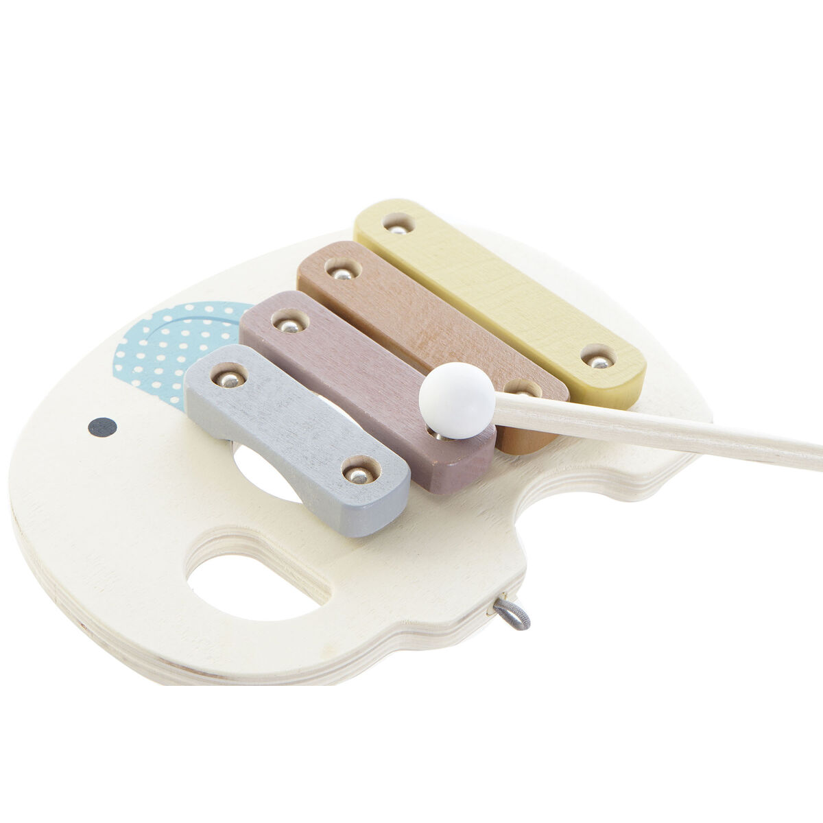 Xylophone DKD Home Decor Wooden Metal Plastic 19 x 14.5 x 3 cm (3 Items)-5