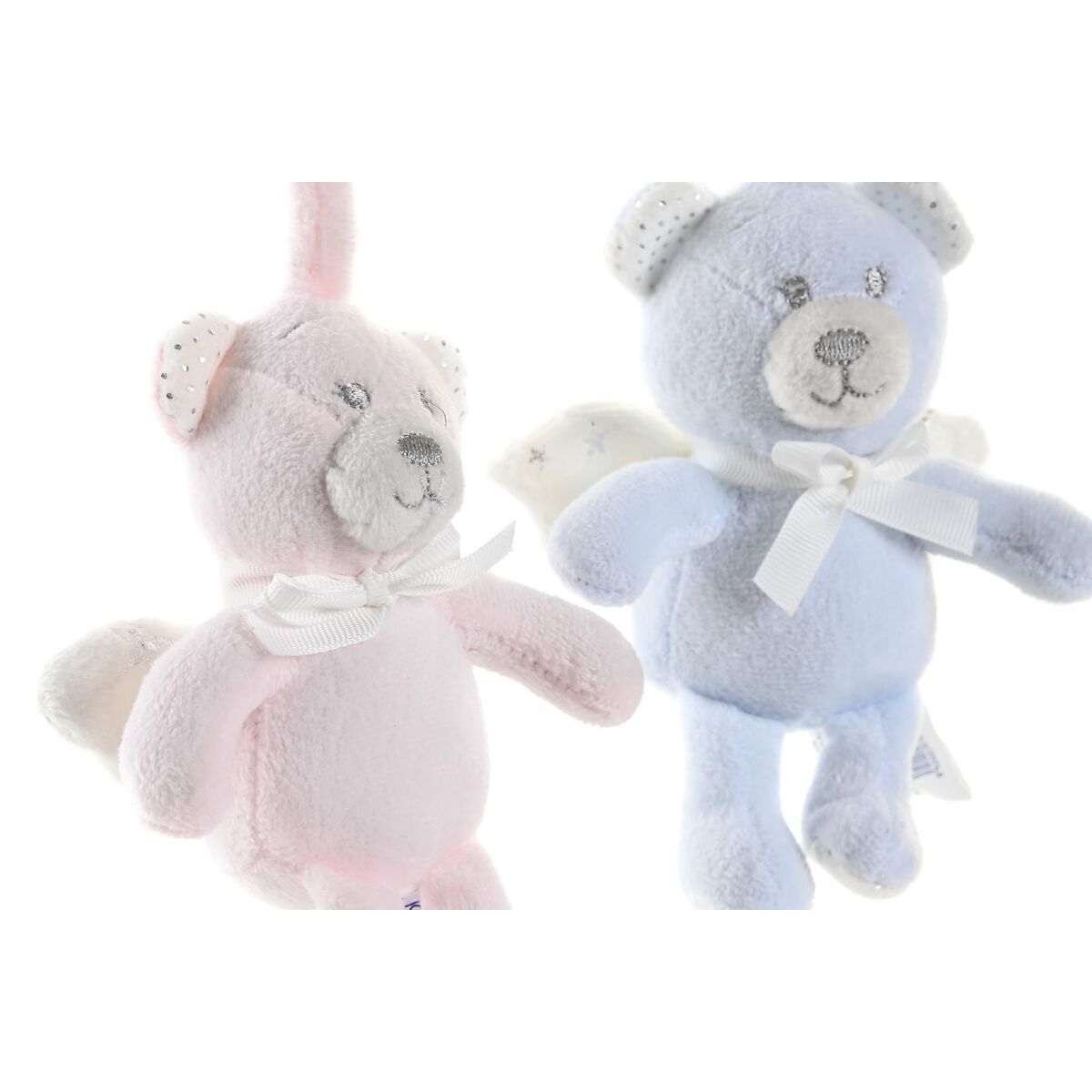 Plush DKD Home Decor Bear Star 13 x 6 x 40 cm (2 pieces)-4
