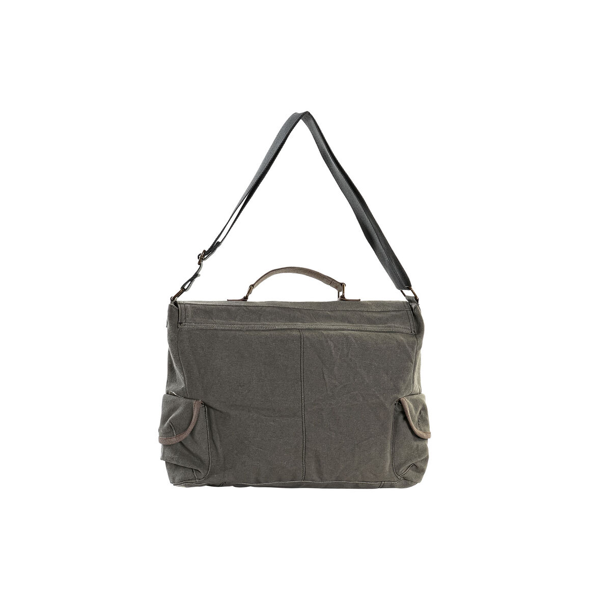 Сумка через плечо DKD Home Decor Велосипед 48 x 10 x 37 cm Серый Коричневый-4