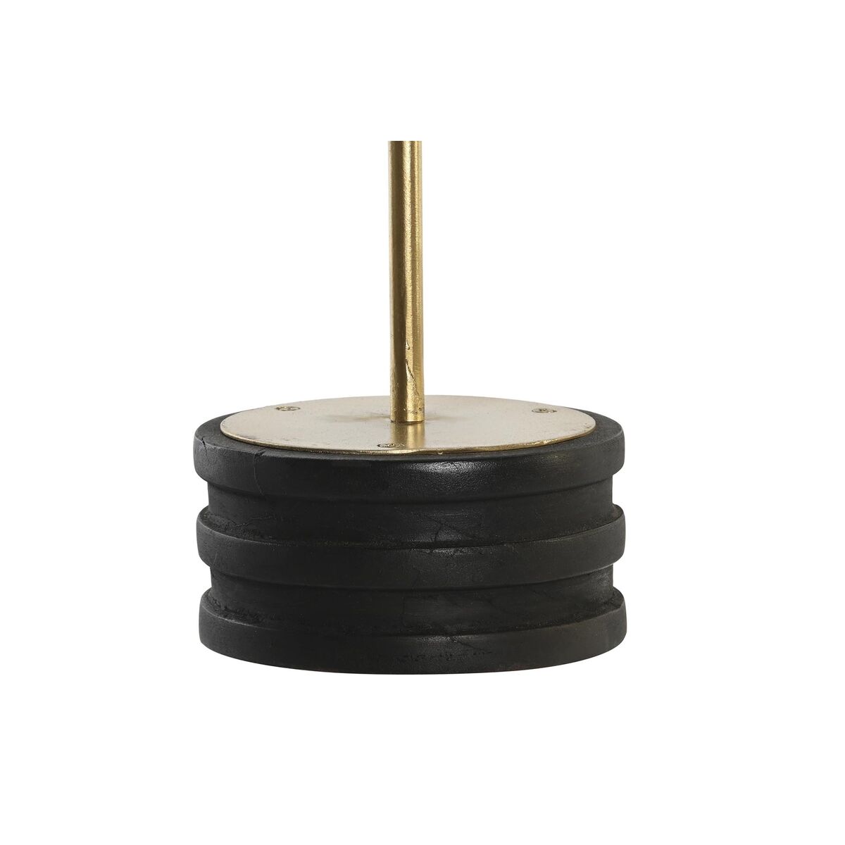 Earth Globe DKD Home Decor Black Gold Plated Metal Wood Mango 24 x 20 x 52 cm-2