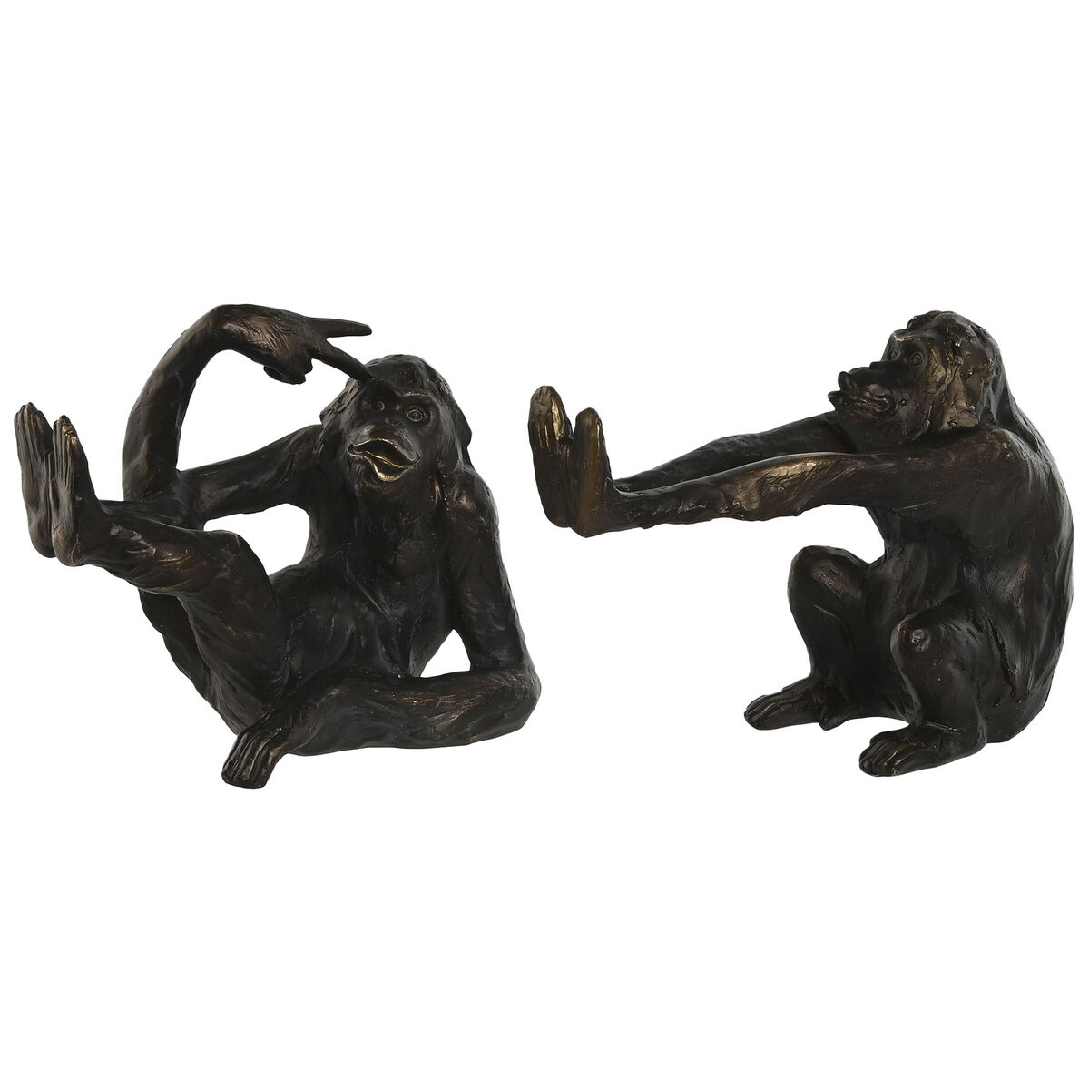 Пюпитр Home ESPRIT Смола Обезьяна 22,5 x 9,8 x 17 cm-3