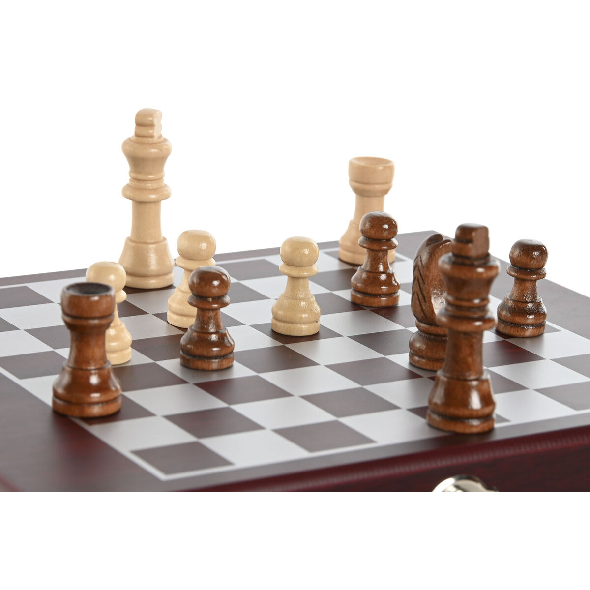 Игр Home ESPRIT Деревянный MDF 24 x 19 x 7 cm-4