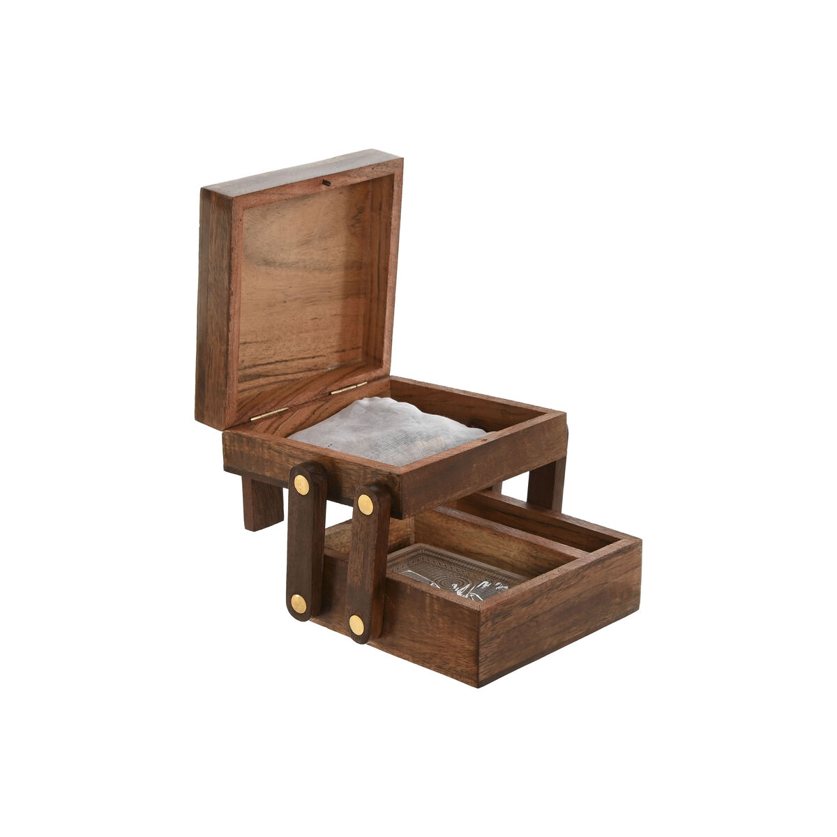 Игр Home ESPRIT Деревянный 13 x 12 x 8 cm-2