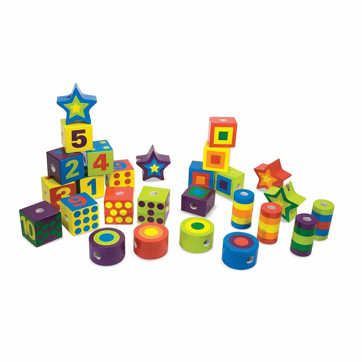 Деревянные счеты Melissa & Doug 13775 (Пересмотрено B)-2
