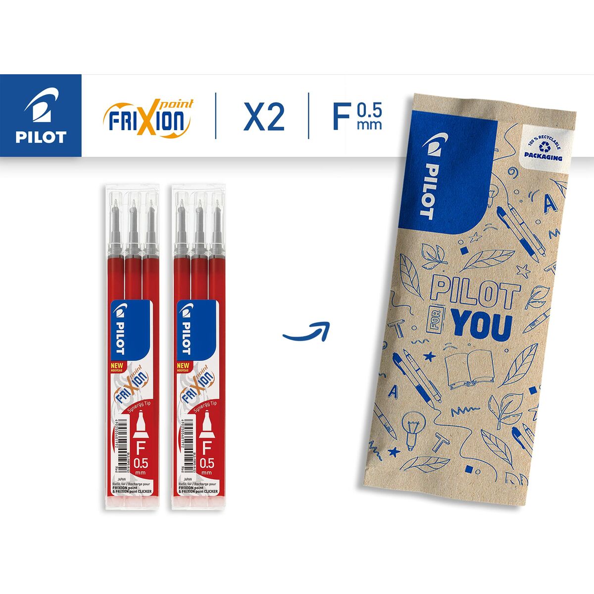Запасные части Pilot FriXion (Пересмотрено A+)-2