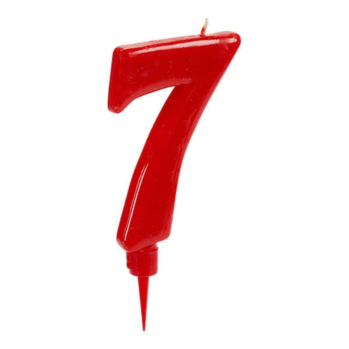 Вуаль Красный День рождения Номера 7 (12 штук)-2