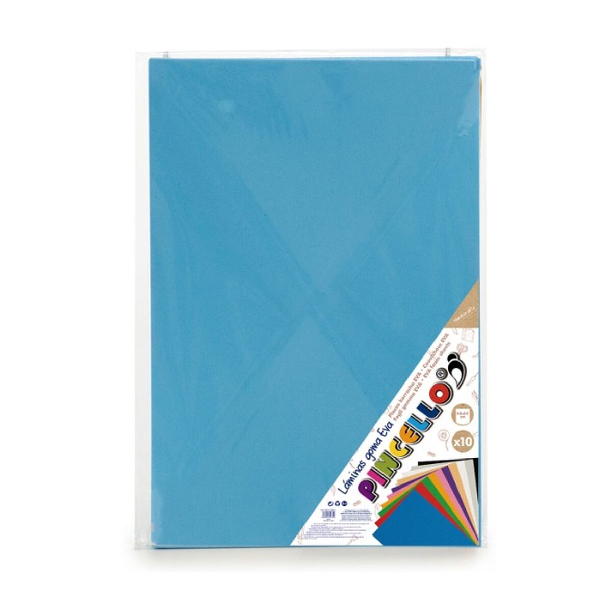 Резина Eva Светло Синий 65 x 0,2 x 45 cm (12 штук)-3