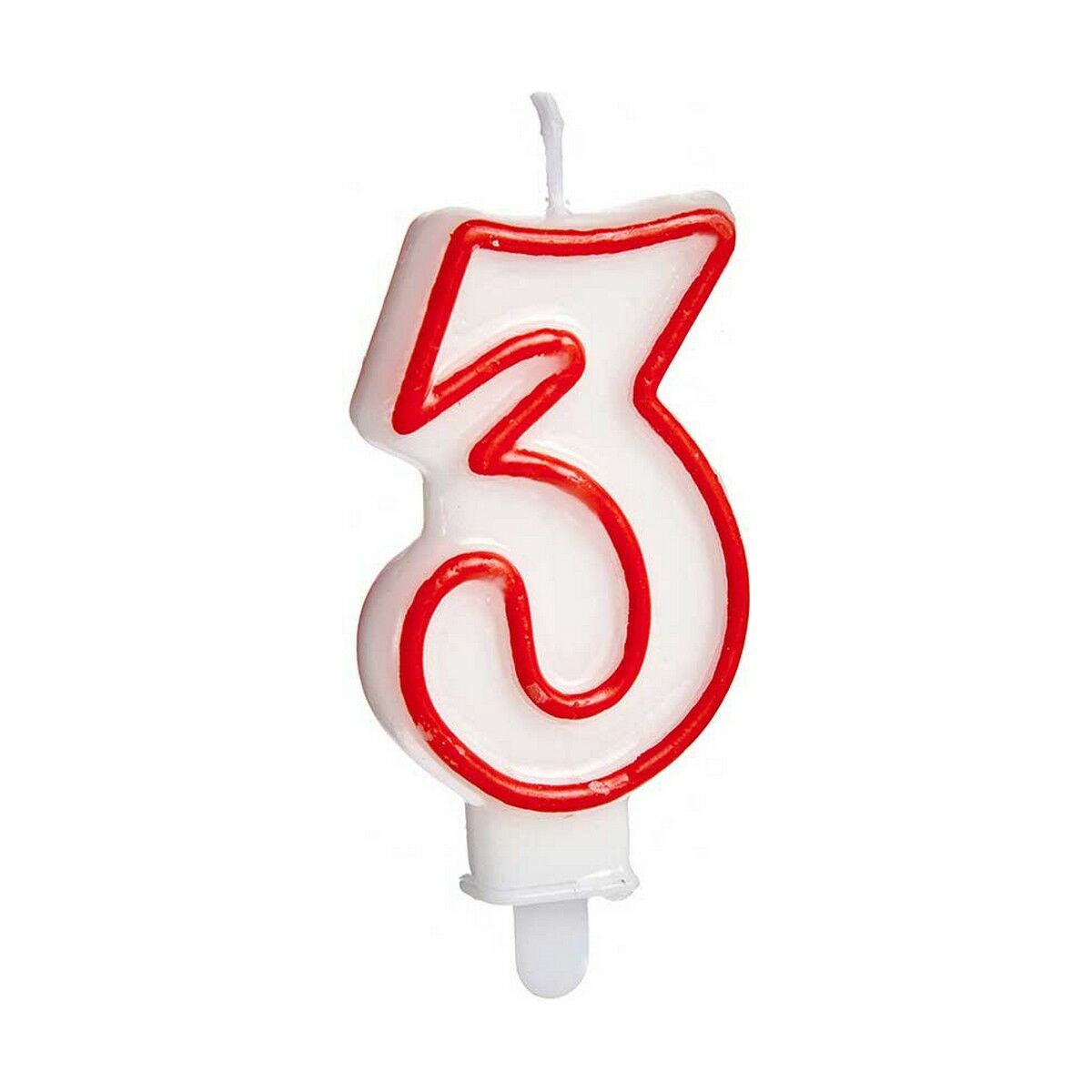 Вуаль День рождения Номера 3 (12 штук)-2