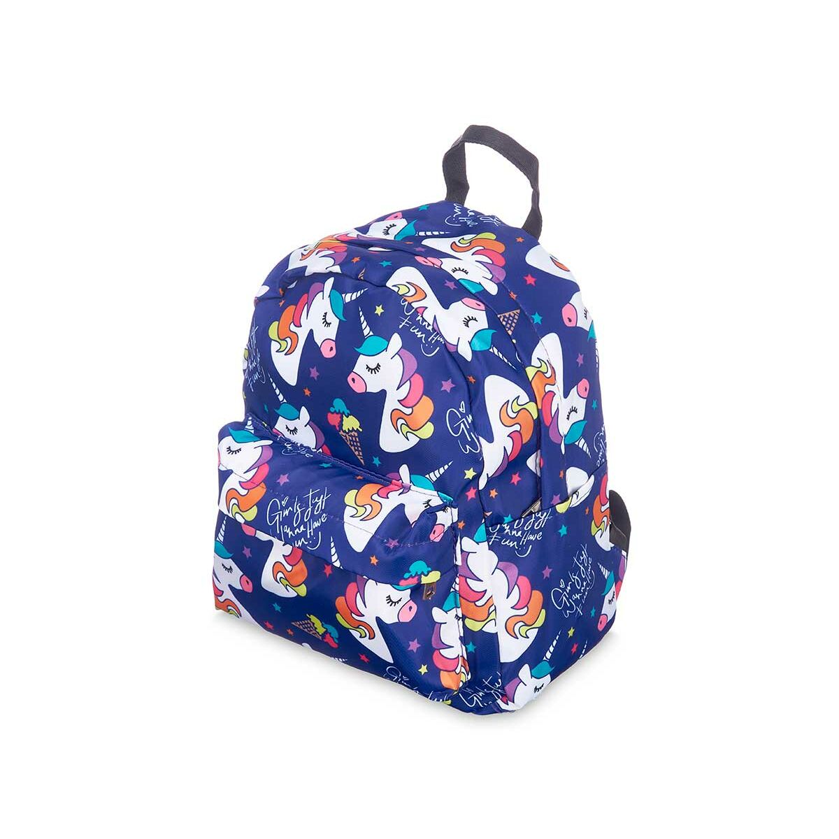 Schulrucksack Einhorn bunt 28 x 12 x 22 cm (12 Stück)-2