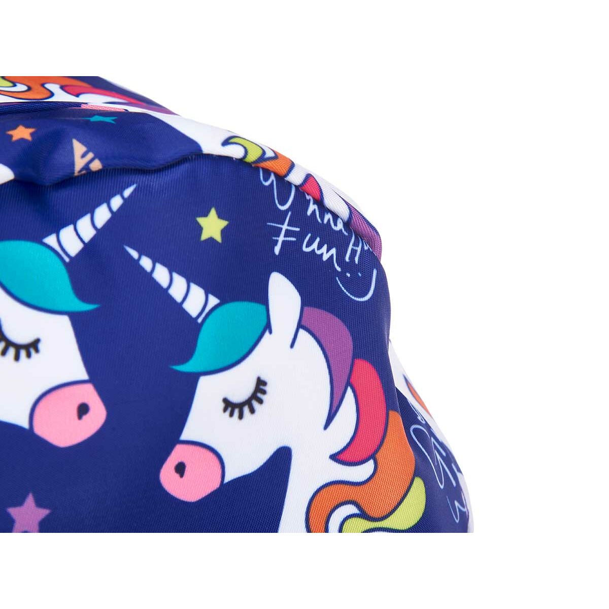 Schulrucksack Einhorn bunt 28 x 12 x 22 cm (12 Stück)-4