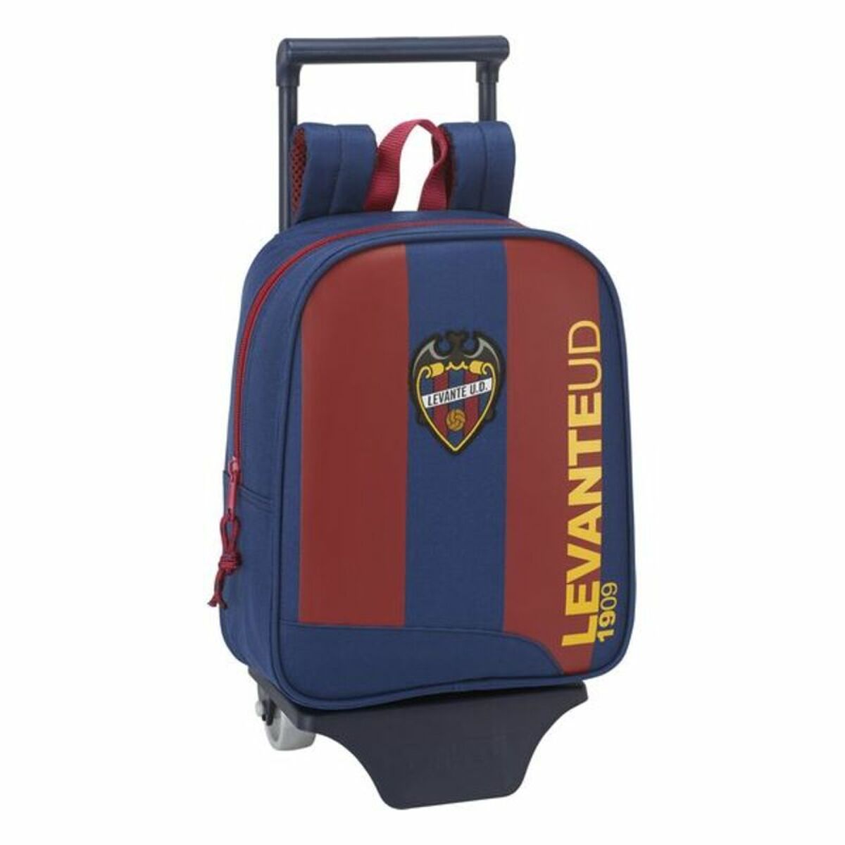 Schulrucksack mit Rollen 805 Levante U.D. 611820280 Blau Rot Cochenille-2