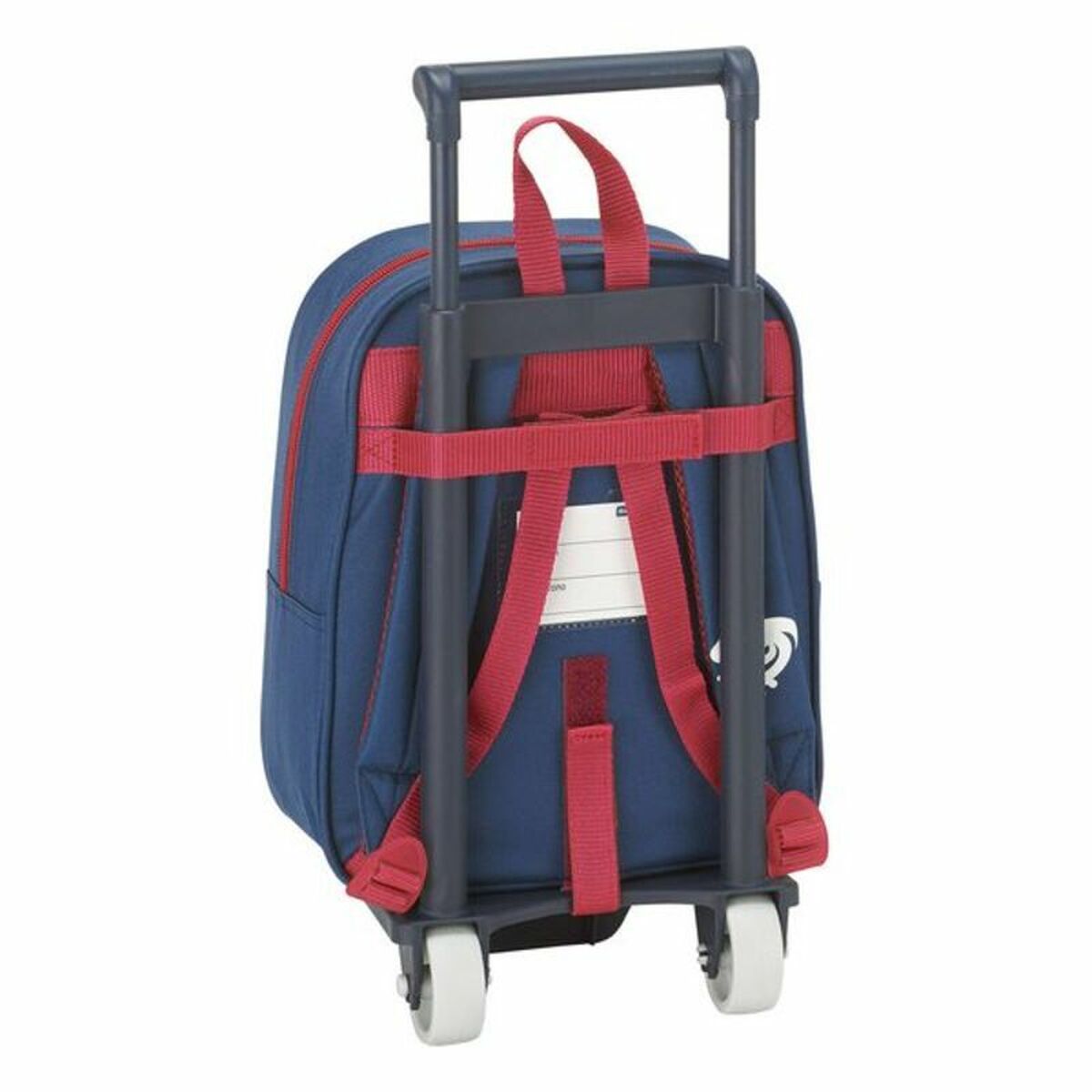 Schulrucksack mit Rollen 805 Levante U.D. 611820280 Blau Rot Cochenille-4