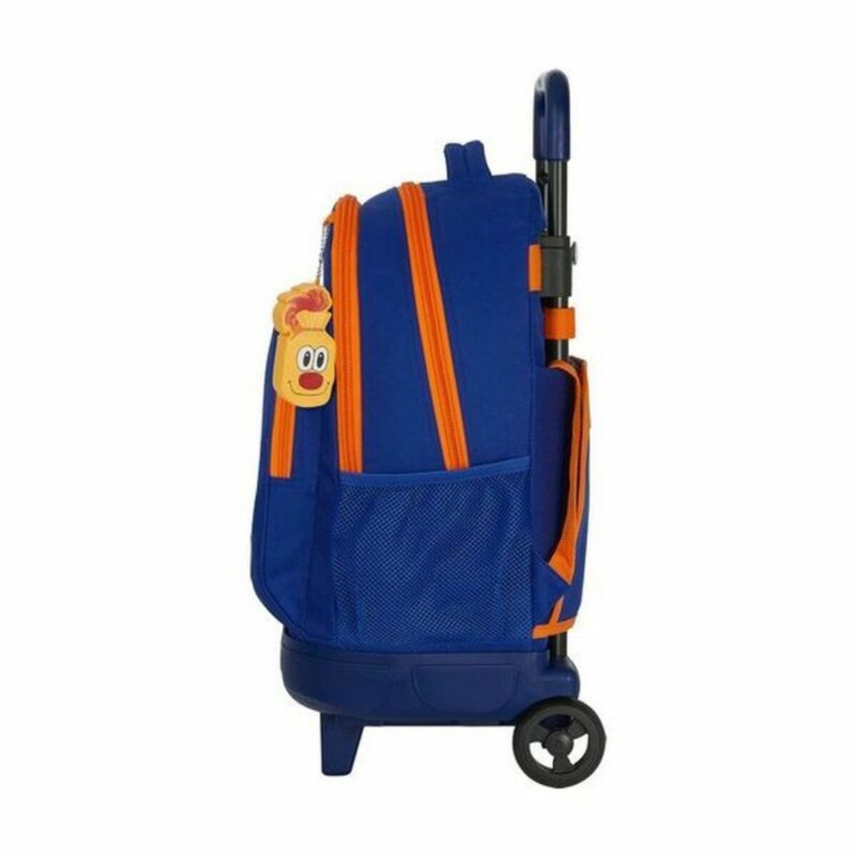 Schulrucksack mit Rollen Compact Valencia Basket M918 Blau Orange (33 x 45 x 22 cm)-3