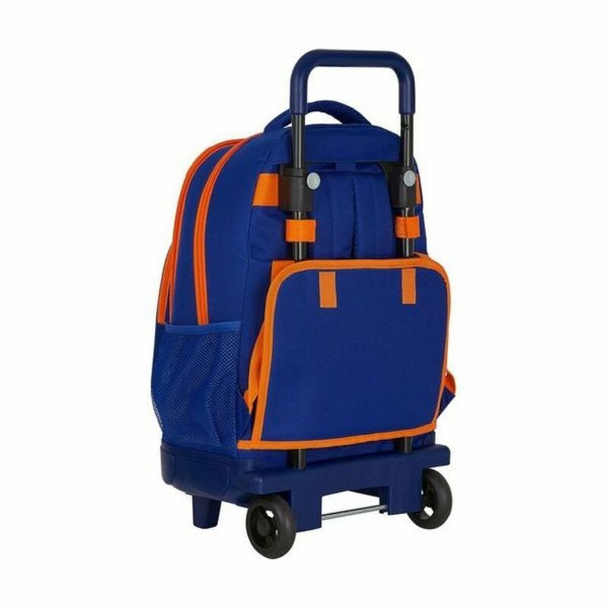 Schulrucksack mit Rollen Compact Valencia Basket M918 Blau Orange (33 x 45 x 22 cm)-4