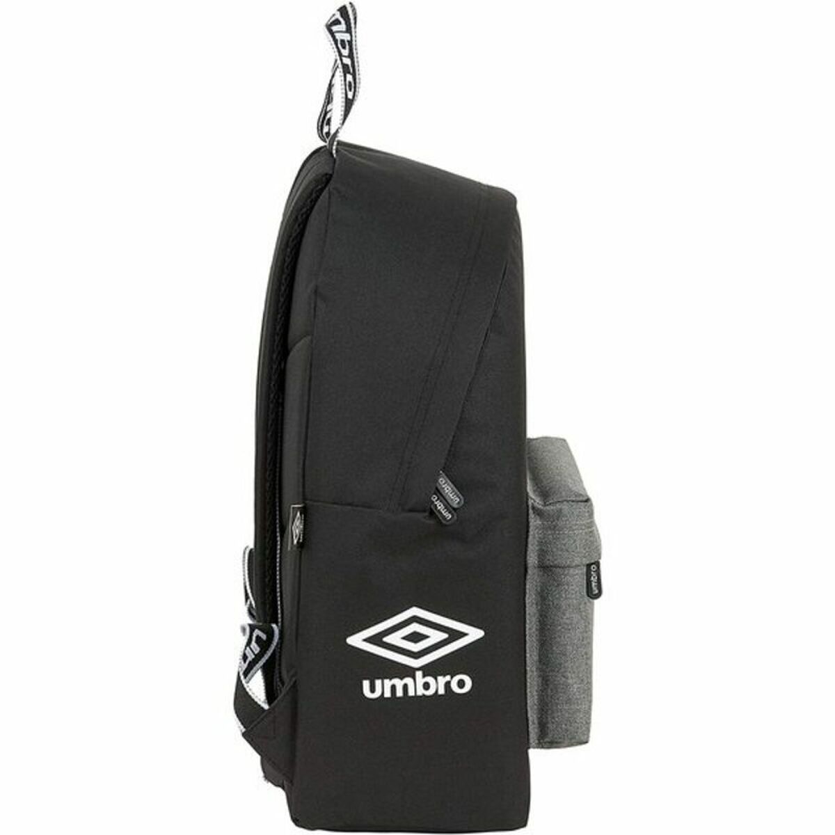 Umbro Schulrucksack Schwarz Grau-2