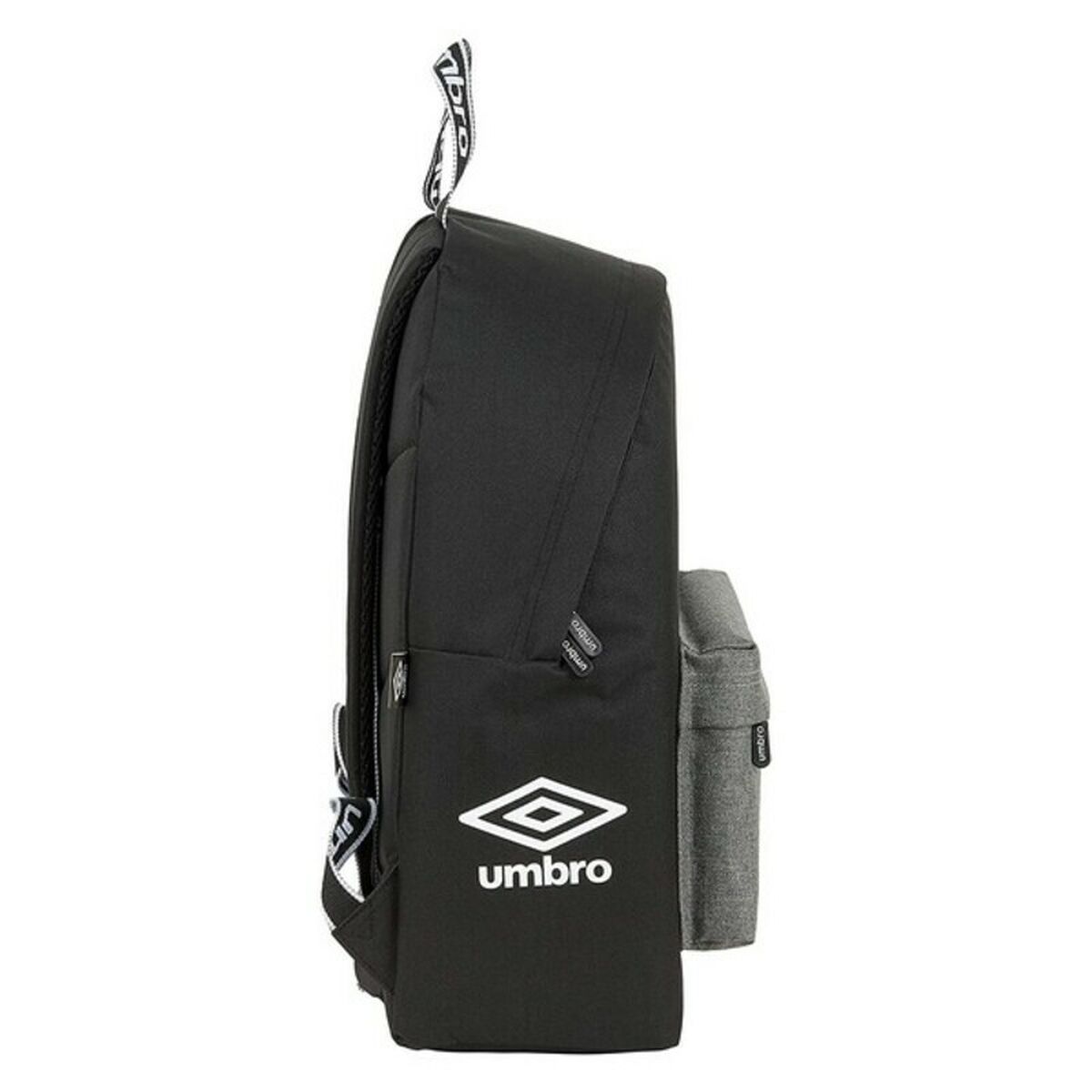 Umbro Schulrucksack Schwarz Grau-5