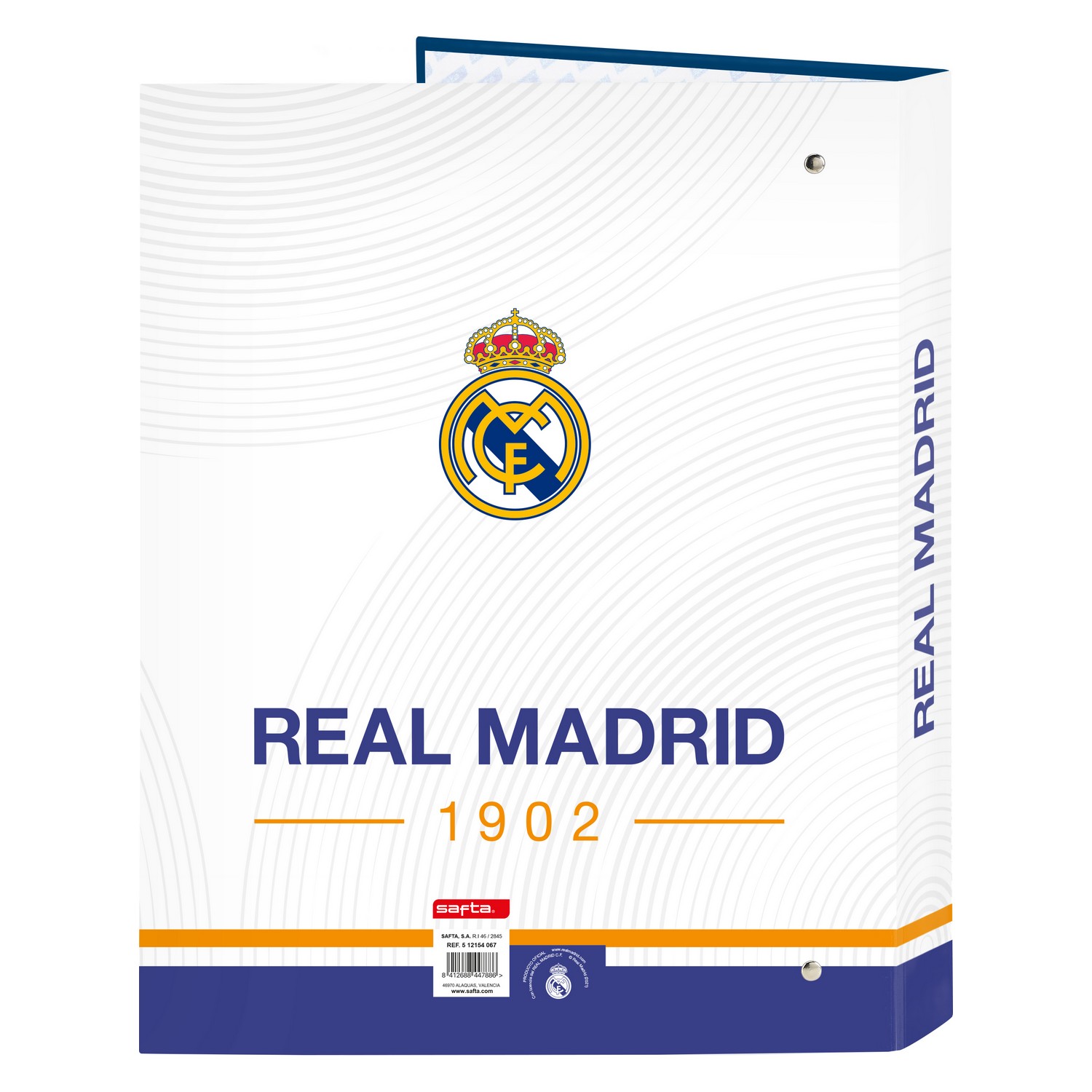 Папка-регистратор Real Madrid C.F. Синий Белый A4 26.5 x 33 x 4 cm-2