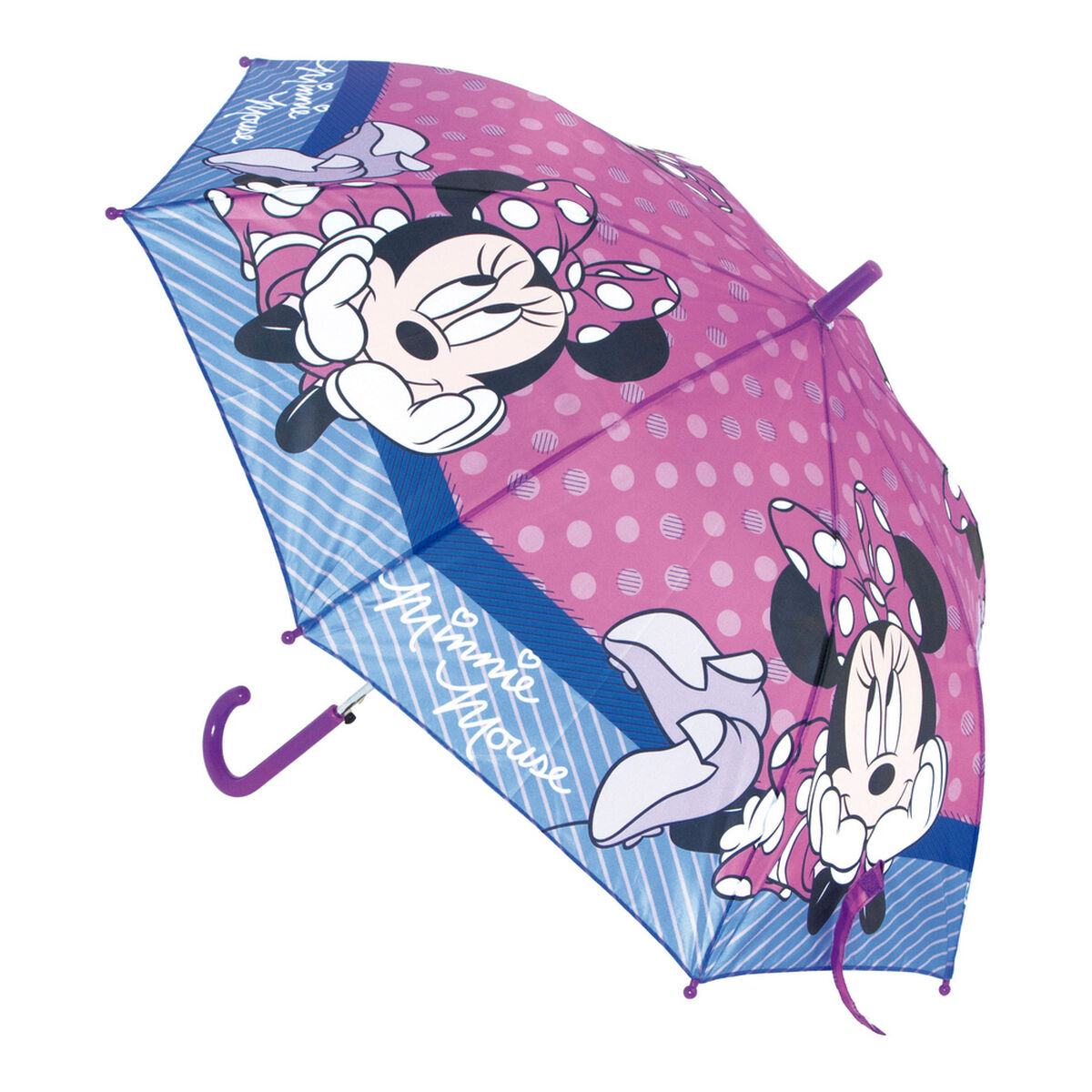 Автоматический зонтик Minnie Mouse Lucky Розовый (Ø 84 cm)-3