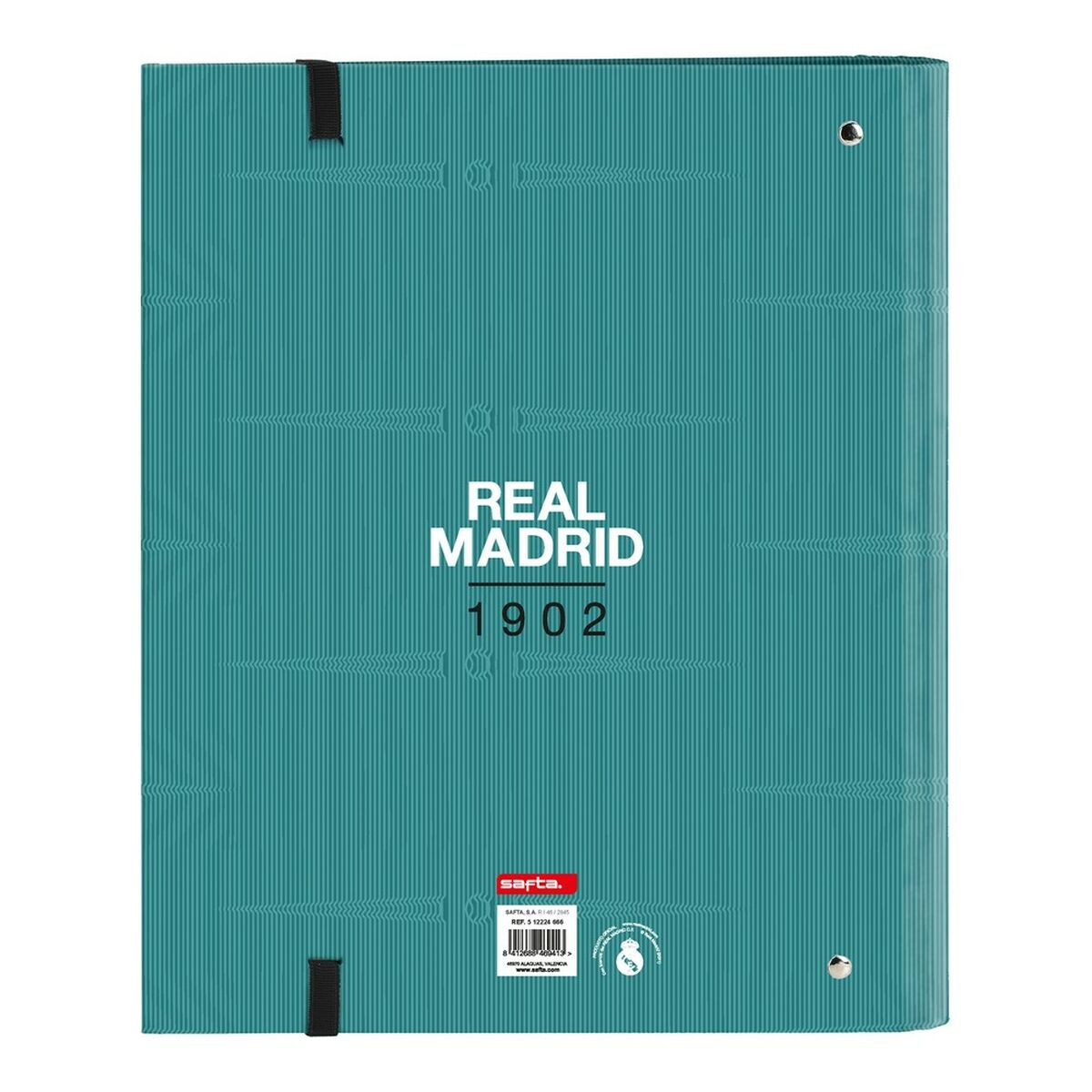 Папка-регистратор Real Madrid C.F. Белый Бирюзовый зеленый 27 x 32 x 3.5 cm (30 mm)-2