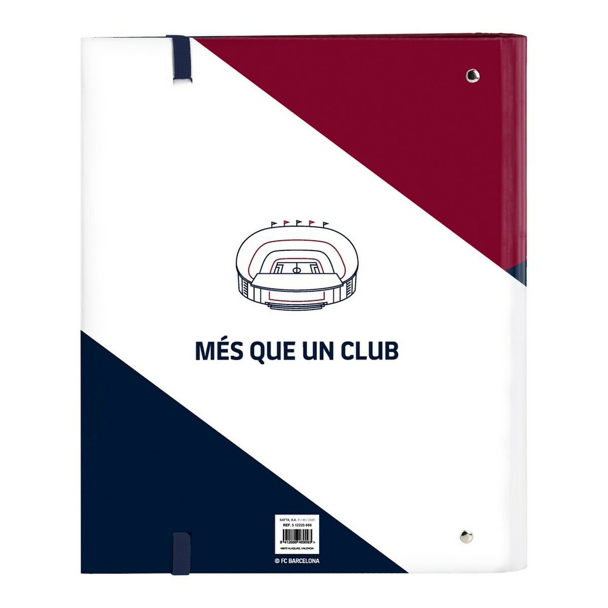 Папка-регистратор F.C. Barcelona Corporativa A4 Синий Тёмно Бордовый (27 x 32 x 3.5 cm) (35 mm)-2