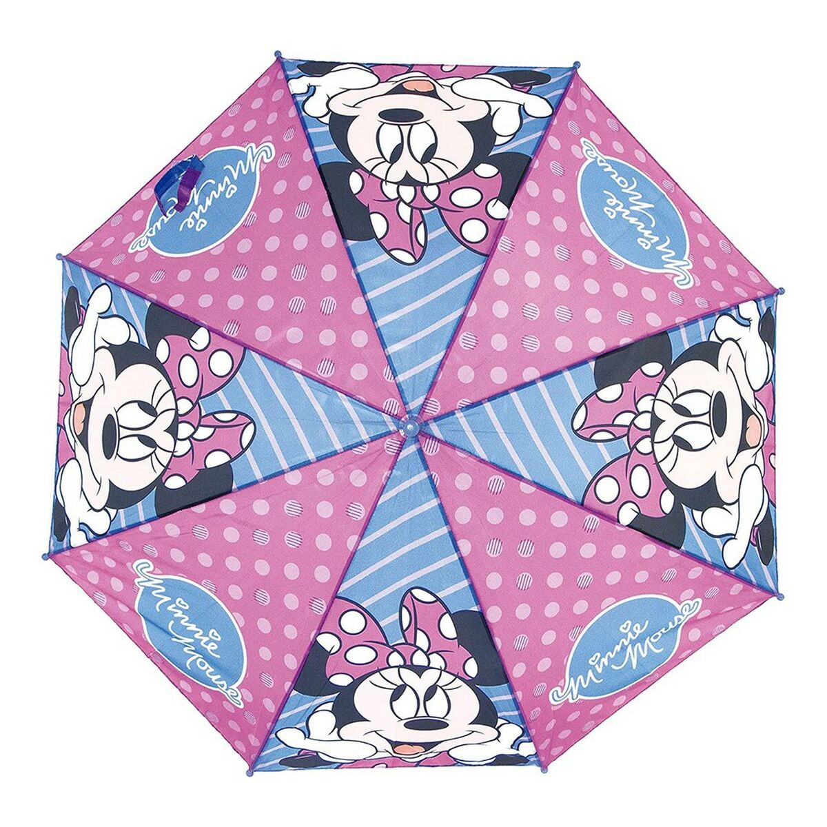 Автоматический зонтик Minnie Mouse Lucky Синий Розовый (Ø 84 cm)-3