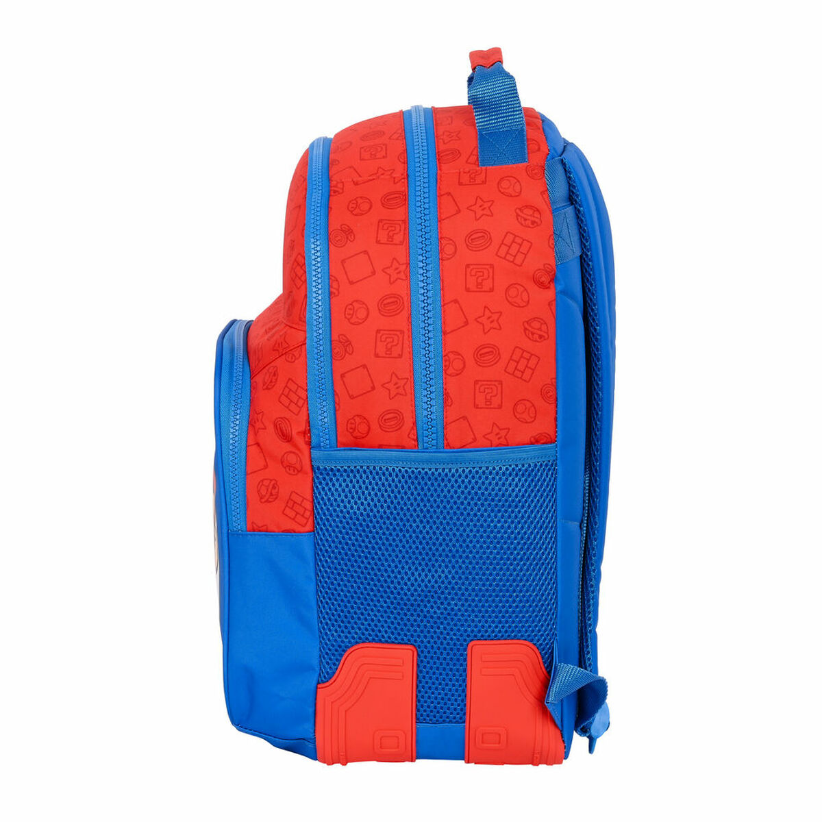 Schulrucksack Super Mario Rot Blau (32 x 42 x 15 cm)-2