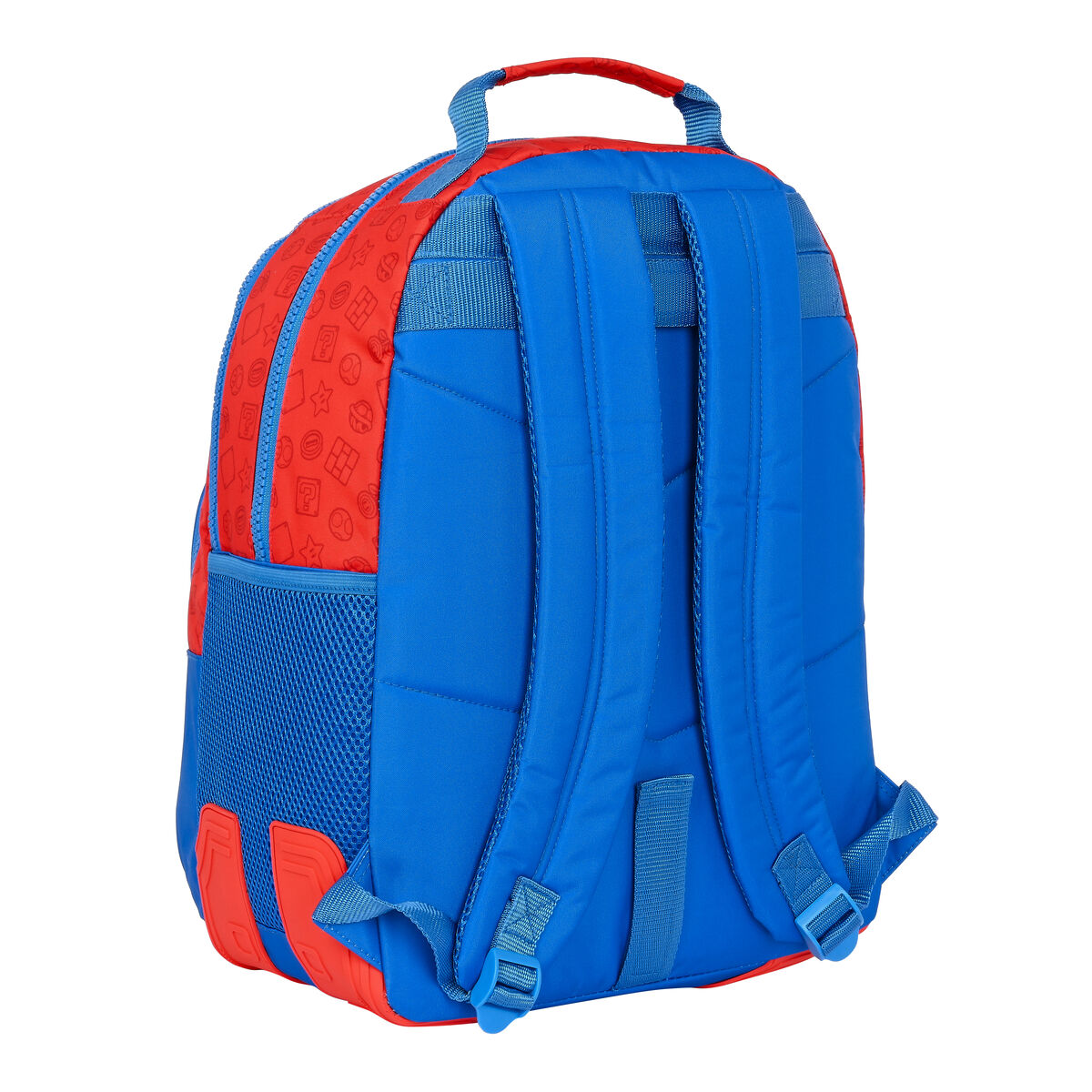 Schulrucksack Super Mario Rot Blau (32 x 42 x 15 cm)-3