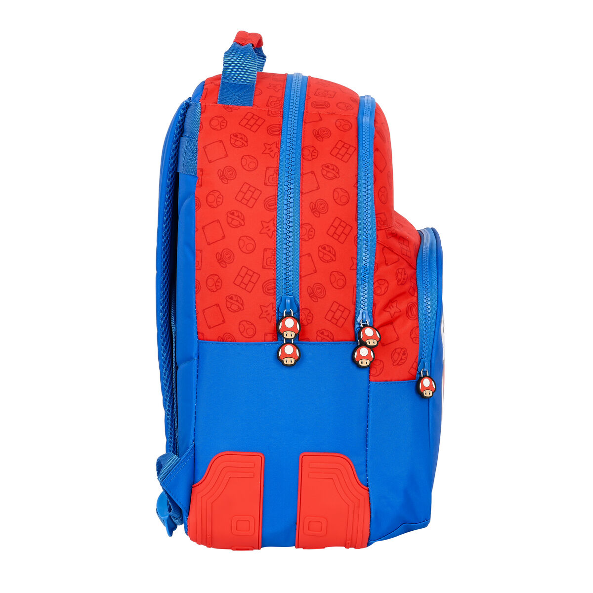 Schulrucksack Super Mario Rot Blau (32 x 42 x 15 cm)-4