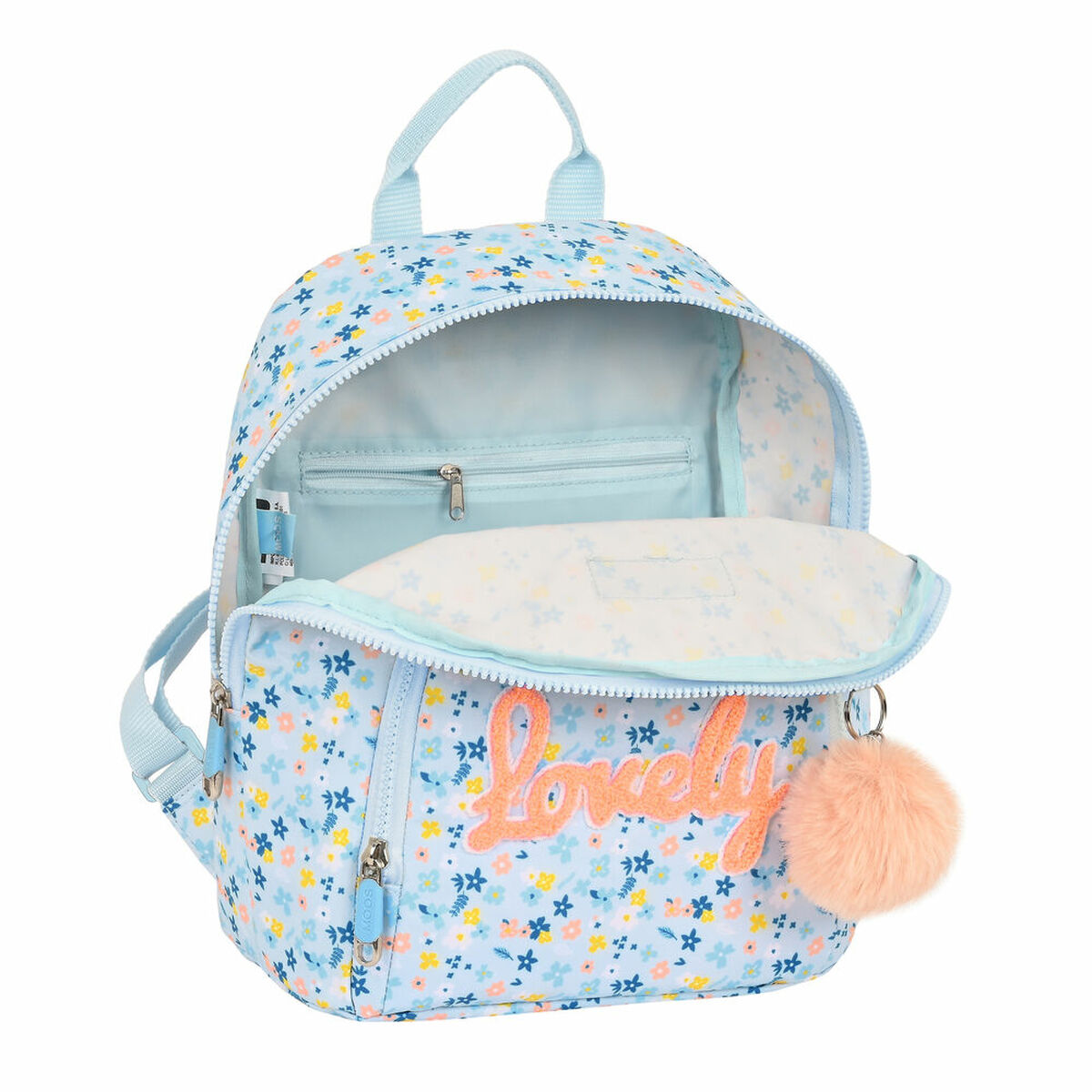 Детский рюкзак Moos Lovely Mini Светло Синий (25 x 30 x 13 cm)-2
