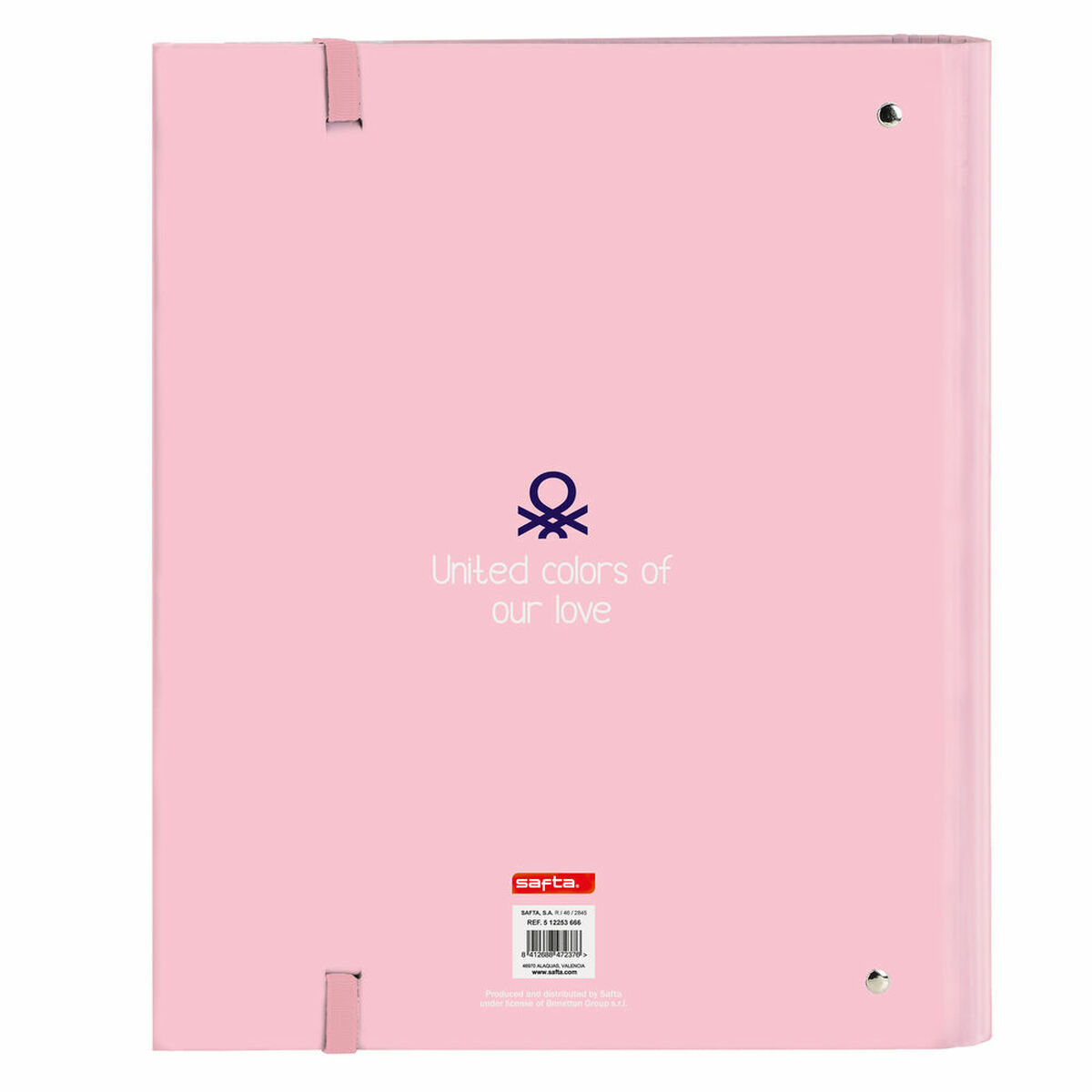 Папка-регистратор Benetton Vichy A4 Розовый (27 x 32 x 3.5 cm)-2