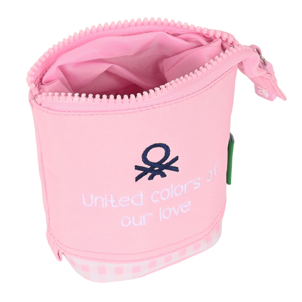 Вертикальный пенал Benetton Vichy Розовый (8 x 19 x 6 cm)-3