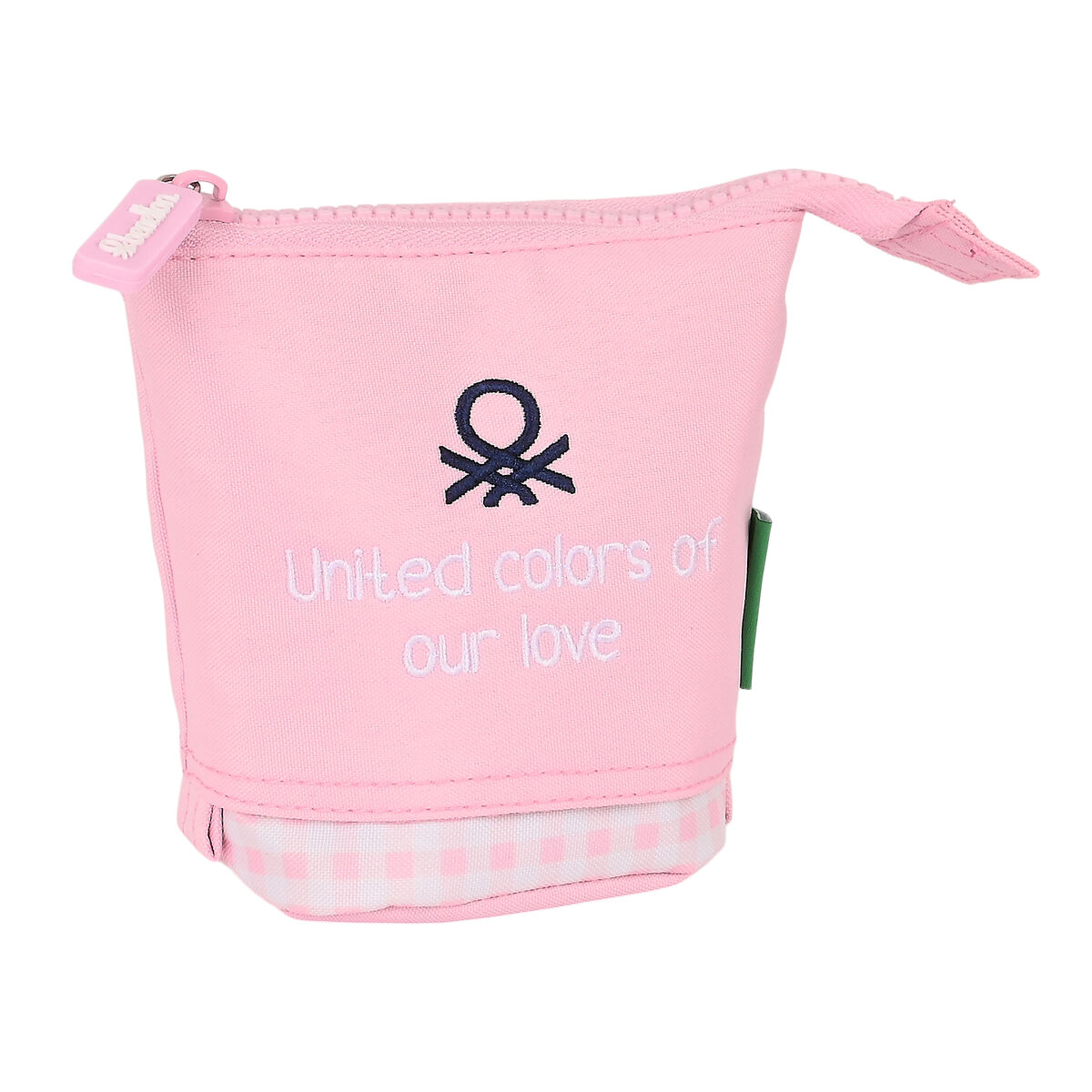 Вертикальный пенал Benetton Vichy Розовый (8 x 19 x 6 cm)-5
