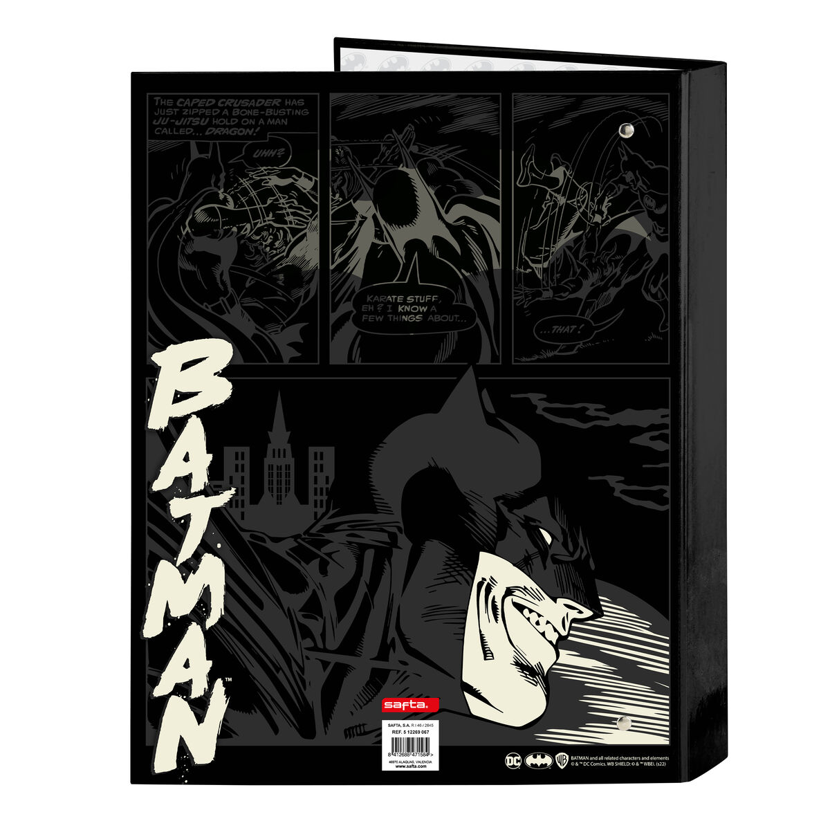 Папка-регистратор Batman Hero Чёрный A4 (26.5 x 33 x 4 cm)-2
