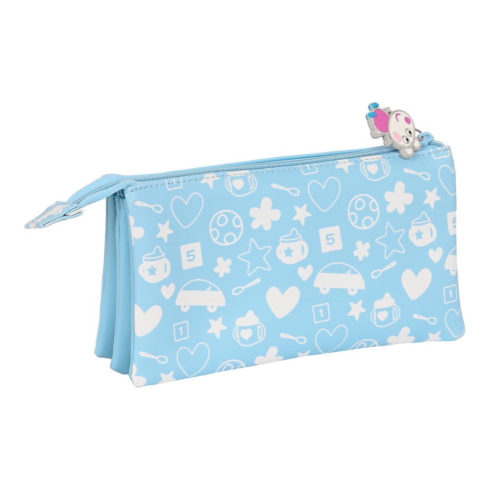 Школьный пенал Peppa Pig Baby Светло Синий (22 x 12 x 3 cm)-2