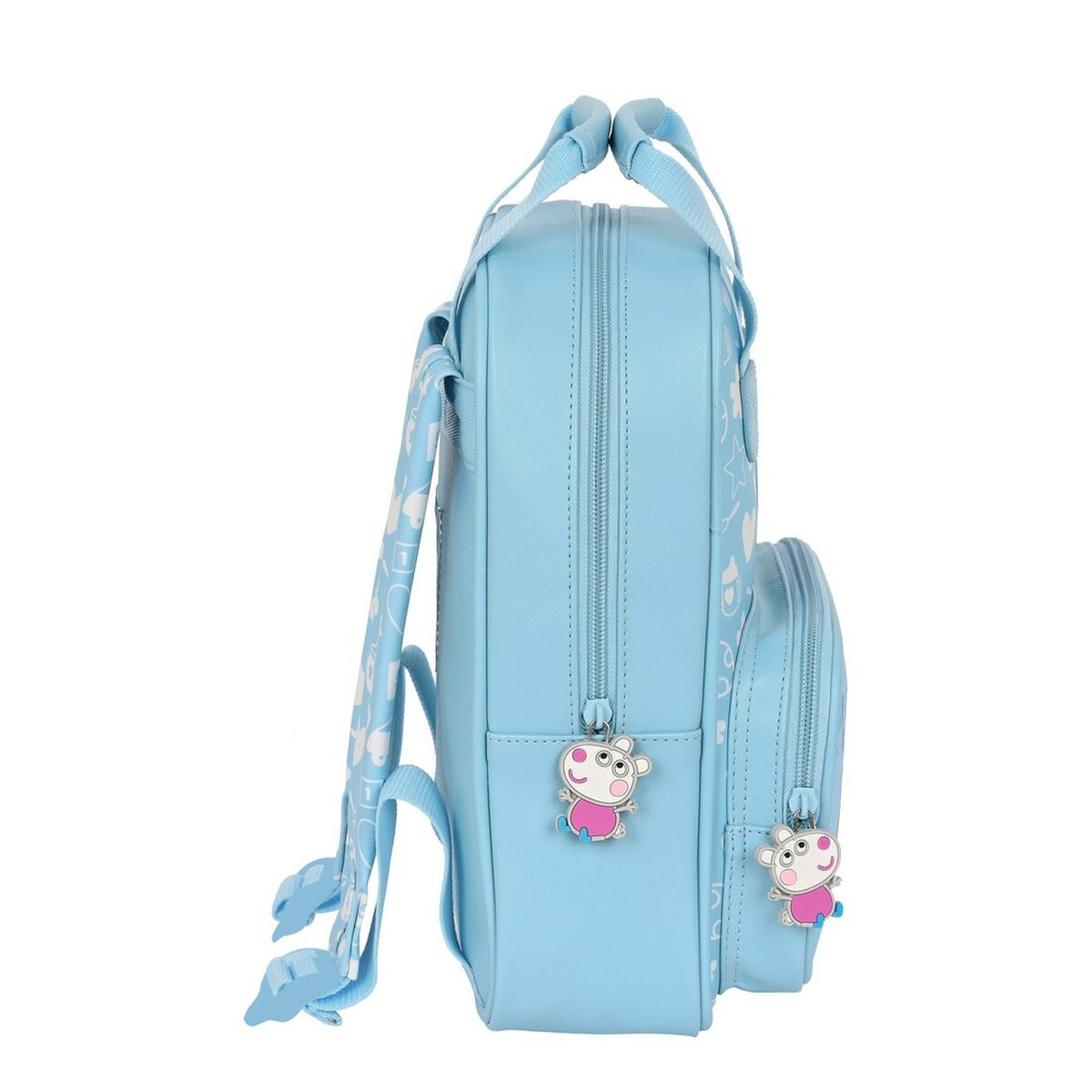 Mochila para crianças Peppa Pig Baby Claro Azul (20 x 28 x 8 cm)-3