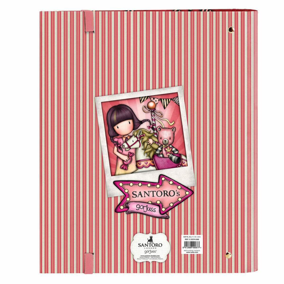 Папка-регистратор Gorjuss Carousel Лососевый (27 x 32 x 3.5 cm)-2