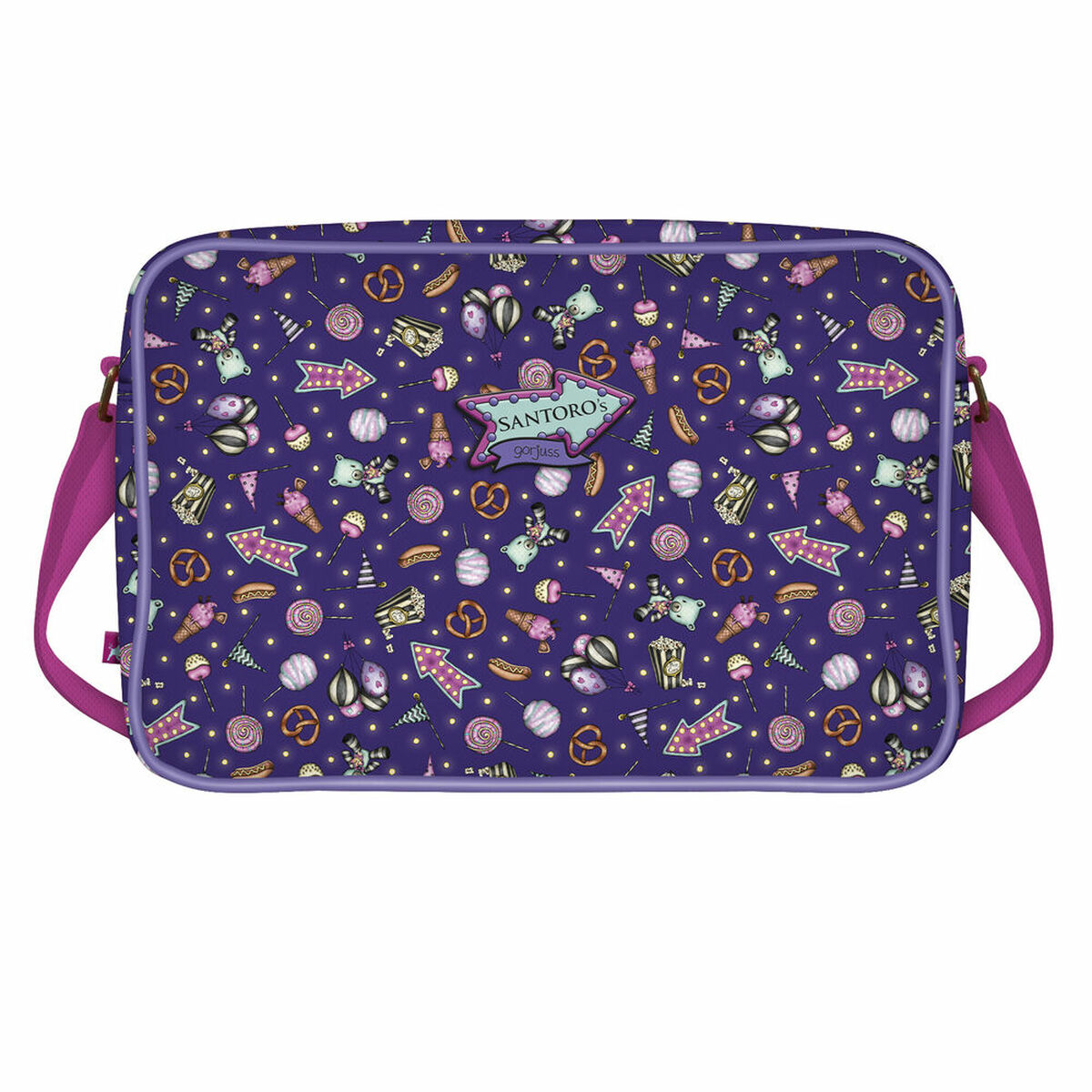 Школьный портфель Gorjuss Up and away Фиолетовый (35 x 26.5 x 10.5 cm)-2