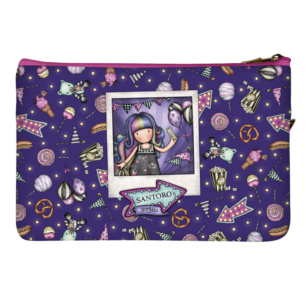 Школьный пенал Gorjuss Up and away Фиолетовый (23.4 x 15.5 x 1.5 cm)-2