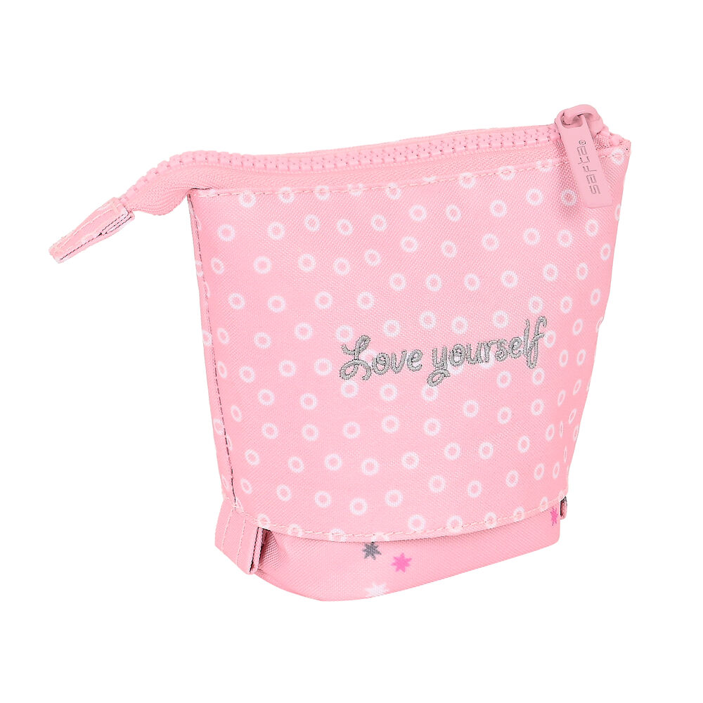 Вертикальный пенал Safta Love Yourself Розовый (8 x 19 x 6 cm)-3