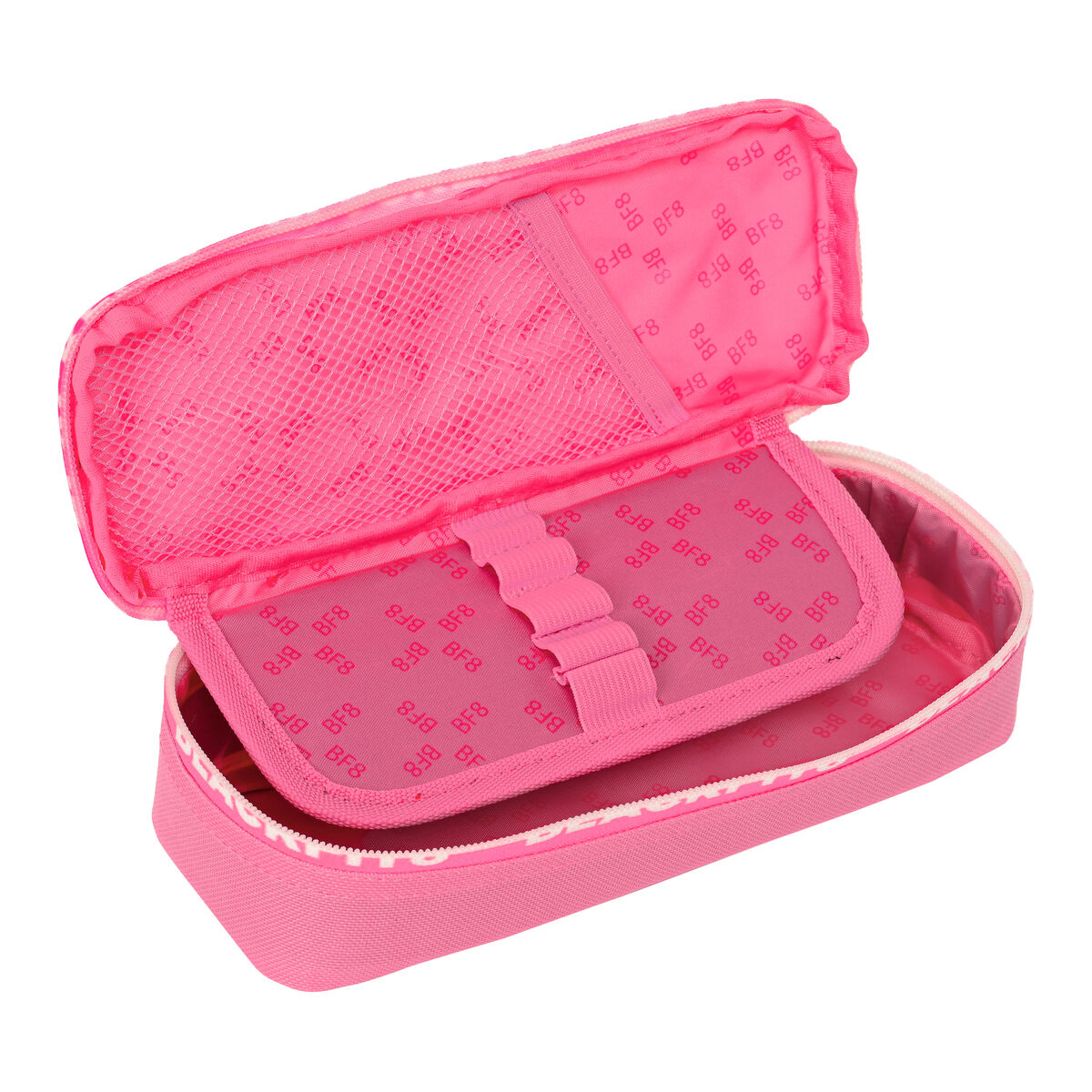 Школьный пенал BlackFit8 Glow up Розовый (22 x 5 x 8 cm)-3