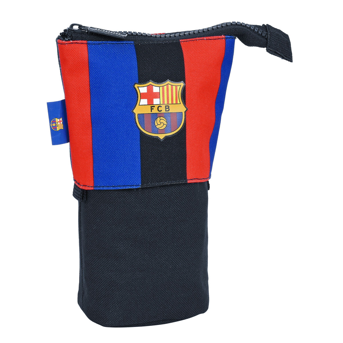 Вертикальный пенал F.C. Barcelona Тёмно Бордовый Тёмно Синий (8 x 19 x 6 cm)-3