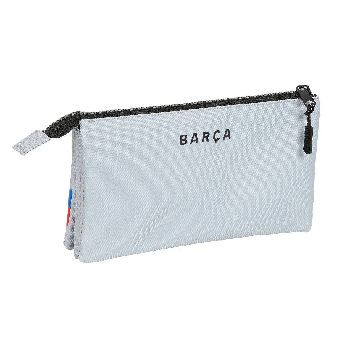 Тройной пенал F.C. Barcelona Серый (22 x 12 x 3 cm)-3