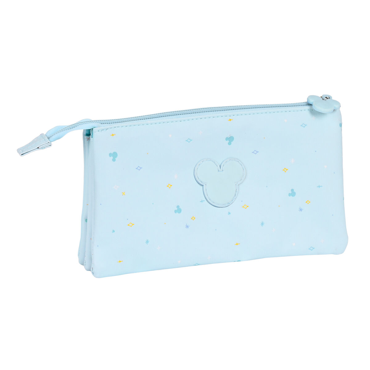Тройной пенал Mickey Mouse Clubhouse Baby Светло Синий (22 x 12 x 3 cm)-2