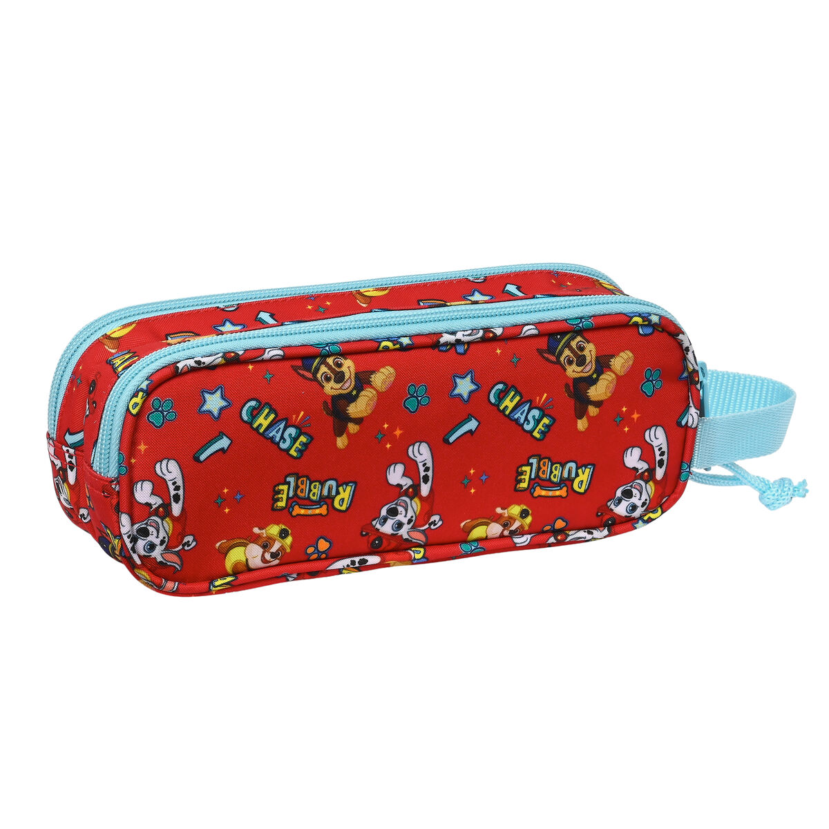 Двойной пенал The Paw Patrol Funday Красный Светло Синий (21 x 8 x 6 cm)-2