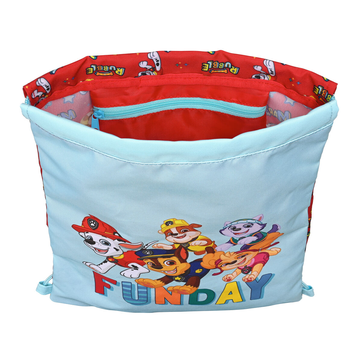 Сумка-рюкзак на веревках The Paw Patrol Funday Красный Светло Синий (26 x 34 x 1 cm)-3